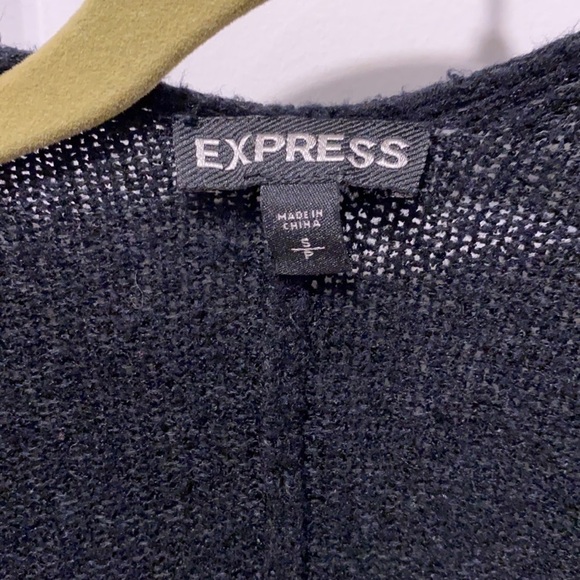 Express Distressed Oversized Holey Cardigan EUC - Picture 5 of 15